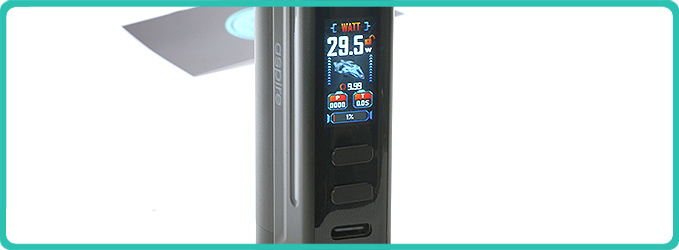 Menu et boutons de la Box Zelos X80 Aspire